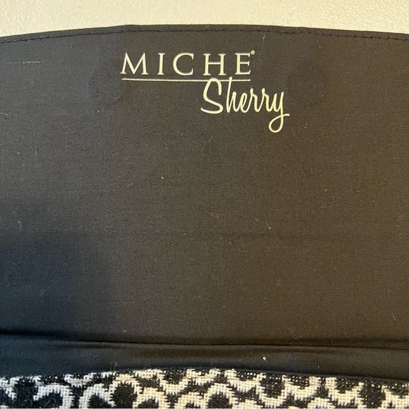 5/$25 SALE Miche Fabric Sherry Classic Bag Shell Black White - Picture 3 of 5